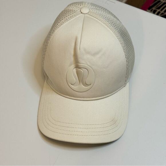 lululemon athletica Accessories - Lululemon off-White Mesh Cap